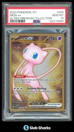 2023 POKEMON SV 151 - MEW EN #205/165 MEW EX ULTRA-PREMIUM COLLECTION PSA 10 - Image 1