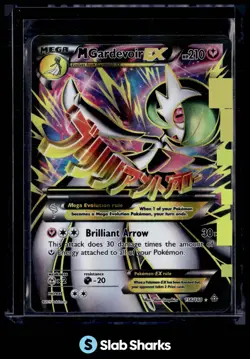 2015 POKEMON XY PRIMAL CLASH #156/160 MEGA GARDEVOIR EX ULTRA RARE - Image 1