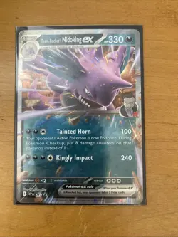 Team Rocket’s Nidoking ex SVP 217 Pokemon Black Star Promo Destined Rivals - Image 1