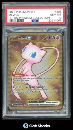 2023 POKEMON SV 151 - MEW EN #205/165 MEW EX ULTRA-PREMIUM COLLECTION PSA 10 - Image 1