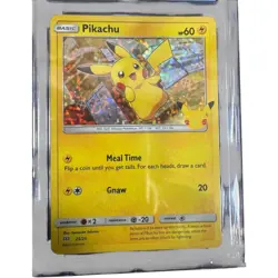 Pokemon 2021 Pikachu McDonald's Collection 25/25 Confetti Holo CGC 9 Mint (0003) - Image 2