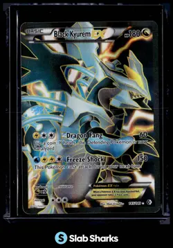 2012 POKEMON BLACK & WHITE BOUNDARIES CROSSED #145/149 KYUREM EX ULTRA RARE - Image 1