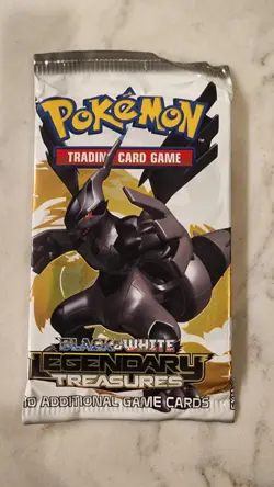 Pokemon Black & White Legendary Treasures Booster Pack NEW Sealed Zekrom Art - Image 1