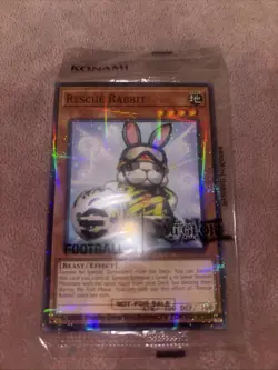 Yu-Gi-Oh Rescue Rabbit E-Football Limited Edition Card EFC1-EN001 SEALED NM/M - Image 4