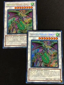 Yugioh Dragunity Knight Barcha HA04-EN059 1ST Secret X2 (LP) - Image 1