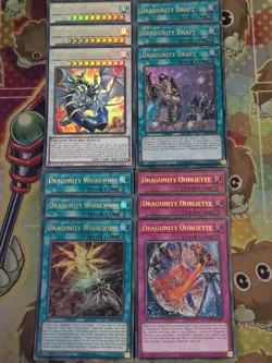 3 x Dragunity Knight Areadbhair/Draft/Whirlwind/Oubliette GFTP-EN043 etc YuGiOh - Image 1