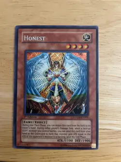 Yu-Gi-Oh! LODT-EN001 Honest Secret Rare 1st Edition Near Mint - Image 1