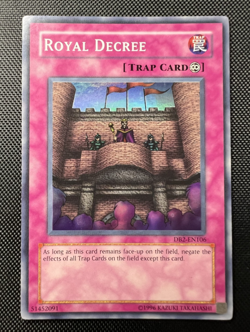 Royal Decree DB2-EN106 Super Rare Unlimited Edition Yu-Gi-Oh! TCG LP - Image 1