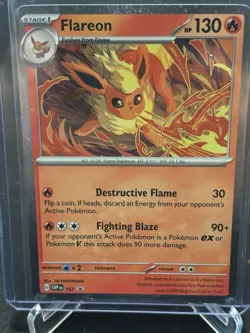 Pokemon TCG Prismatic Evolutions 3 Card Lot Flareon Jolteon Vaporeon Promo Cards - Image 1