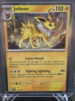 Pokemon TCG Prismatic Evolutions 3 Card Lot Flareon Jolteon Vaporeon Promo Cards - Image 3
