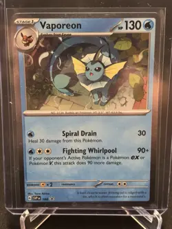 Pokemon TCG Prismatic Evolutions 3 Card Lot Flareon Jolteon Vaporeon Promo Cards - Image 5