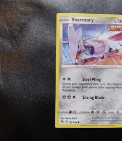 Skarmory 182/264 SQUARE CUT Common Fusion Strike Pokemon Card - Image 2