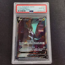 Noivern V - 196/203 - Alternate Art - Evolving Skies - Pokemon Card - PSA 10 - Image 1