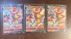 Infernape V SWSH252 Holofoil Promo Rare Pokemon Card (3x) - Image 1