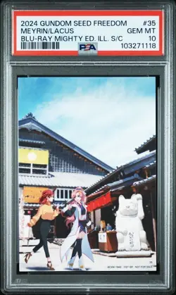 Psa10 No.35 47 Prefecture Local Visual Illustration Card Mobile Suit Gundam Seed - Image 1