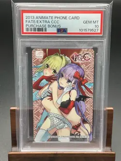 Psa10 Telephone Card Pop1 Sheet Fate Extra/Ccc Saber Bb Phone Quo Book Etc. Avai - Image 1