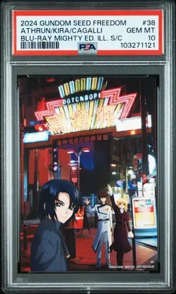 Psa10 No.38 47 Prefecture Local Visual Illustration Card Mobile Suit Gundam Seed - Image 1