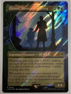 Elrond, Master of Healing - Showcase Surge Foil 810 - MTG Lord of the Rings - Image 1