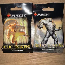 MTG Magic the Gathering TCG Lineage & Relentless Col Relic Tokens 2 Sealed Packs - Image 1