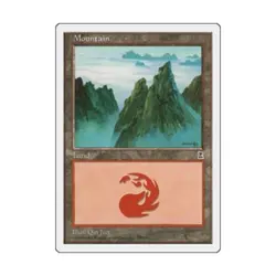 WOTC MtG Portal 3 Kingdoms Mountain (175) (L) NM - Image 1