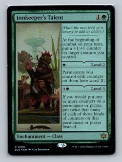 1x FOIL Innkeeper's Talent (0180) Bloomburrow BLB MTG Magic NM - Image 1
