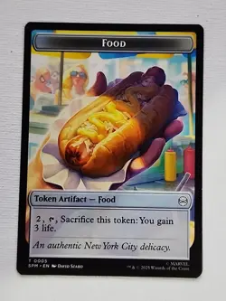 Food / Robot MTG Spider-man Token #5/#6 - Ships Same Day - Image 4