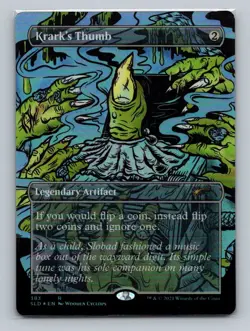 1x FOIL Krark's Thumb (383) Secret Lair Drop SLD MTG Magic NM - Image 1