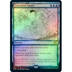 Foil Fractured Sanity (showcase) M/NM Magic: The Gathering MTG Modern Horizons 2 - Image 1