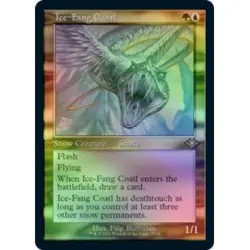 Foil Ice-fang Coatl (retro Frame) (foil Etched) M/NM Magic MTG Modern Horizons - Image 1