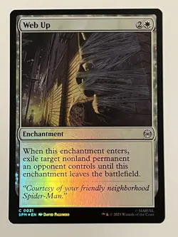 Web Up Marvel's Spider-Man Foil MTG NM - Image 1