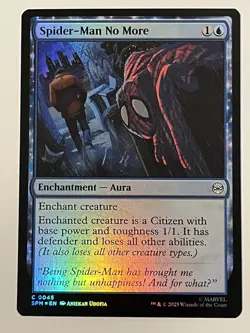 Spider-Man No More Marvel's Spider-Man Foil MTG NM - Image 1