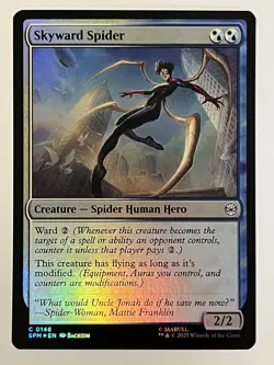 Skyward Spider Marvel's Spider-Man Foil MTG NM - Image 1