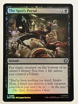 The Spot's Portal Marvel's Spider-Man Foil MTG NM - Image 1