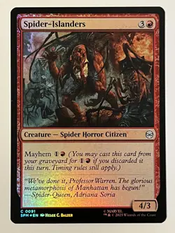 Spider-Islanders Marvel's Spider-Man Foil MTG NM - Image 1