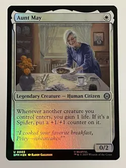 Aunt May Marvel's Spider-Man Foil MTG NM - Image 1