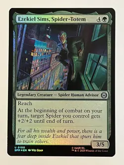 Ezekiel Sims, Spider-Totem Marvel's Spider-Man Foil MTG NM - Image 1