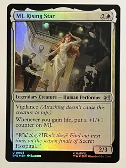 MJ, Rising Star Marvel's Spider-Man: Eternal-Legal Foil MTG NM - Image 1