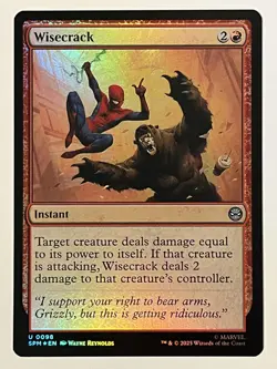 Wisecrack Marvel's Spider-Man Foil MTG NM - Image 1