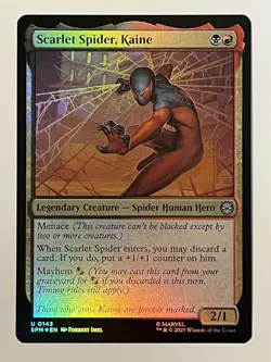 Scarlet Spider, Kaine Marvel's Spider-Man Foil MTG NM - Image 1