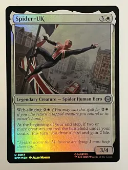 Spider-UK Marvel's Spider-Man Foil MTG NM - Image 1