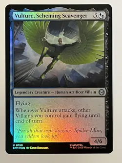 Vulture, Scheming Scavenger Marvel's Spider-Man Foil MTG NM - Image 1