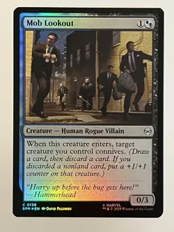 Mob Lookout Marvel's Spider-Man Foil MTG NM - Image 1