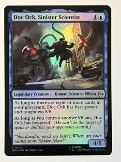 Doc Ock, Sinister Scientist Marvel's Spider-Man Foil MTG NM - Image 1