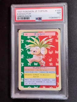 1997 Pokemon Japanese Topsuin Green Back #103 - Exeggutor - PSA 7 - New Cert! - Image 1