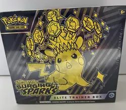 New & Sealed Pokemon TCG Scarlet & Violet Surging Sparks Elite Trainer Box - Image 1