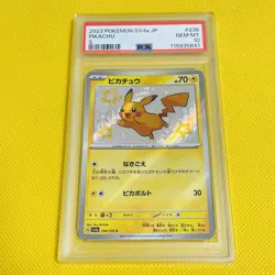 Psa10 Gem Mint Pikachu/S/Sv4A 2023 Pikachu 236/190 Pokemon Cards/Pokemon Cards S - Image 1