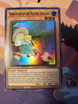 Yugioh Vernusylph of the Misting Seedlings DABL-EN026 Super Rare 1st Ed NM - Image 1