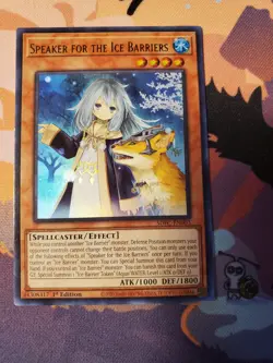 Speaker for the Ice Barriers SDFC-EN003 Ultra Rare 1st Ed Yugioh - Image 1
