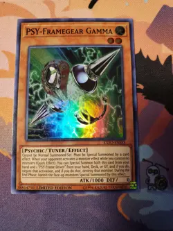 Yugioh PSY-Framegear Gamma EXFO-ENSE3 Super Rare - Image 1