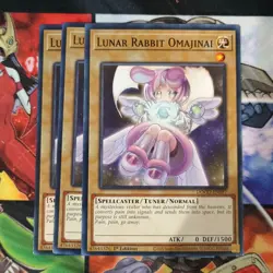 3x Lunar Rabbit Omajinai Playset - Yugioh - Image 1